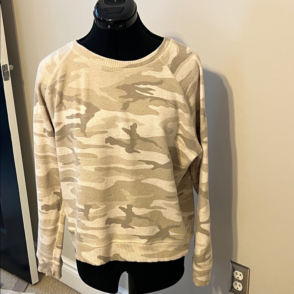 RAILS Theo Cano Sweatshirt Top Oatmeal Color